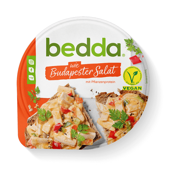 bedda wie Budapester Salat Verpackung