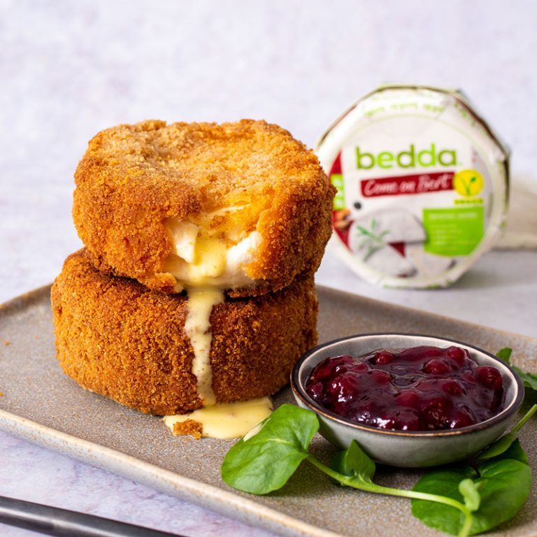 Gebackener veganer Camembert - bedda world