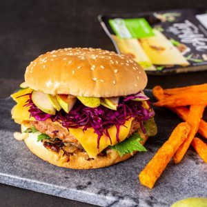 Veganer Trüffel-Burger